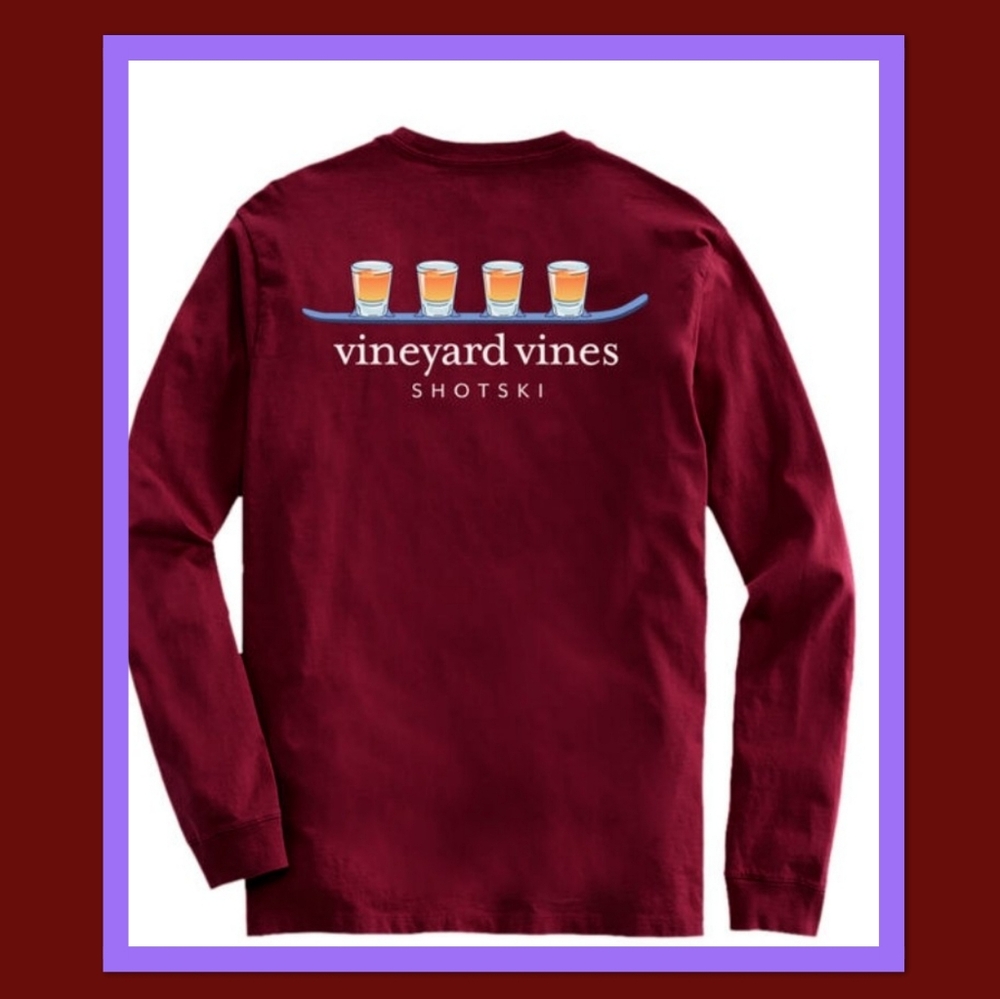 VINEYARD VINES SHOTSKI LS POCKET TEE